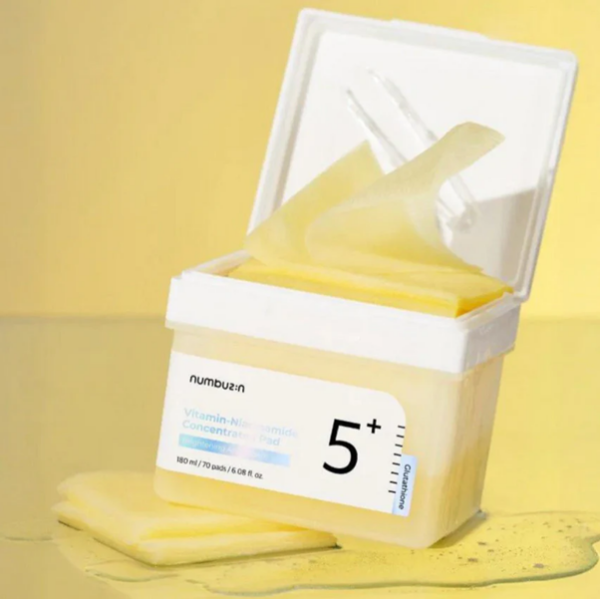 [Numbuzin] No.5 Vitamin-Niacinamide Concentrated Pad - Imagen 3