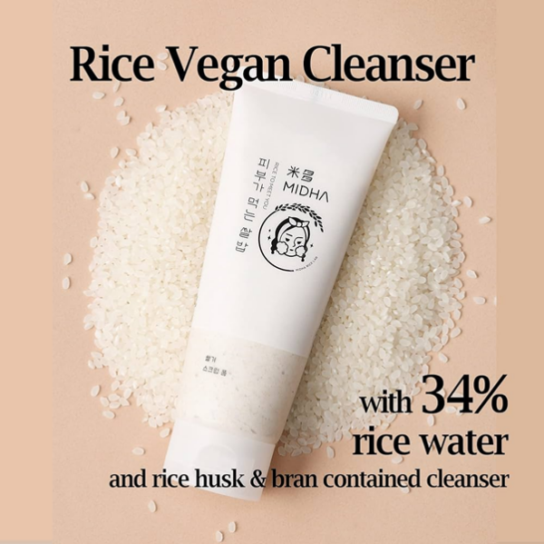 [Midha] Rice Bran Scrub Foam - Imagen 3