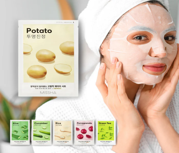 [Missha] Airy Fit Sheet Mask (4 Types) - Imagen 4